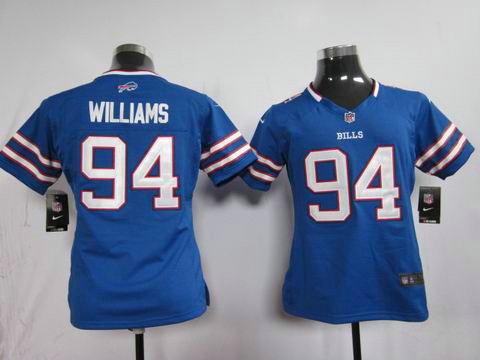 Nike Women's NFL Buffalo Bills 94 Williams Game Jerseys in Blue